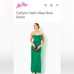 NWT Lilly Pulitzer Strapless Green Dress size 8